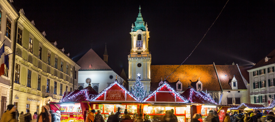 vánoční trhy Bratislava