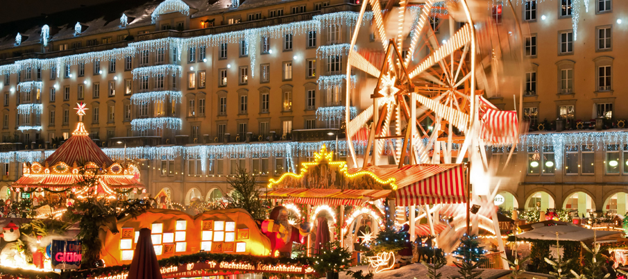 vánoční trhy Drážďany