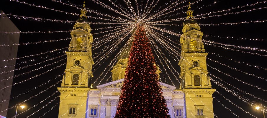 vánoční trhy Budapešť